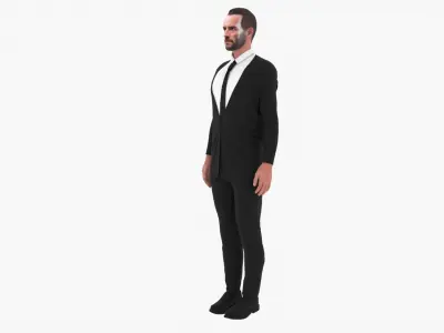 CM Punk Low-poly 3D model