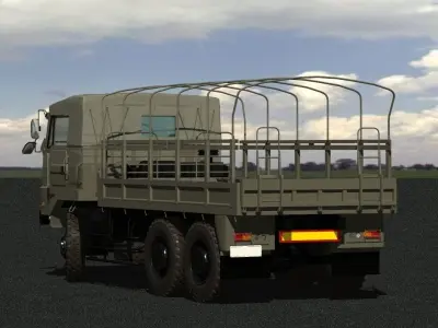 Japan Ground Self Defense Force 3500kg Truck 3D model
