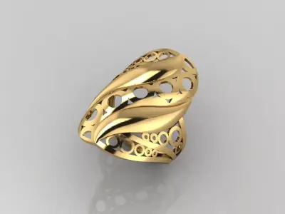 Women Plain Ring Ready STL Models Womens Ring 3d models 3D print model 7
