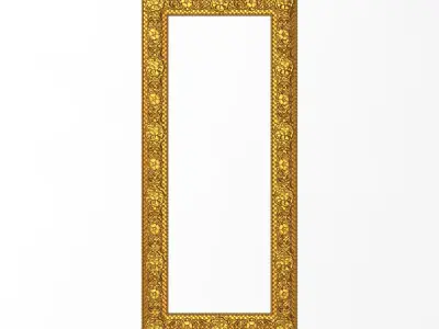 Carved Picture Frame 3D model 20