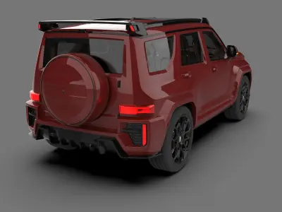 Great Wall Tank 700 Hi4-T 3D model