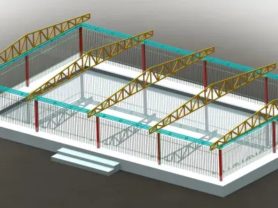 electrical car toy cage Free 3D model