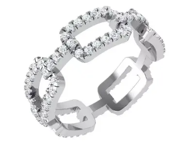 Diamond Chain Ring 3959 3D print model