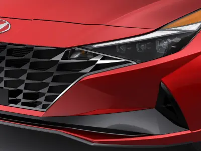 Hyundai Elantra 2021 3D model