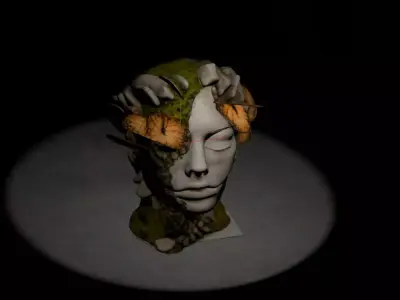 face sculpture 3D model