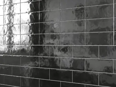 Chateau 4 x 8 Ceramic Subway Tile 3D model