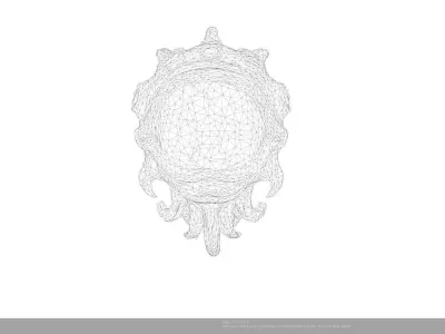 Eyeball Monster Creature - Stylized 3D Model - AI Low-poly 3D model