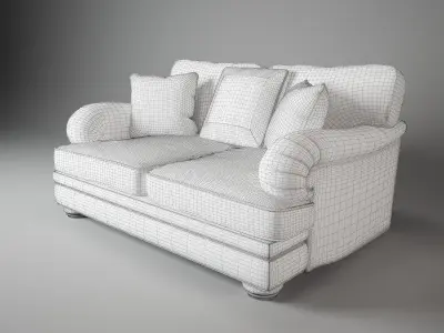 Duresta Blanchard Medium Sofa 3D model