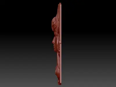 Witch woman 3D print model