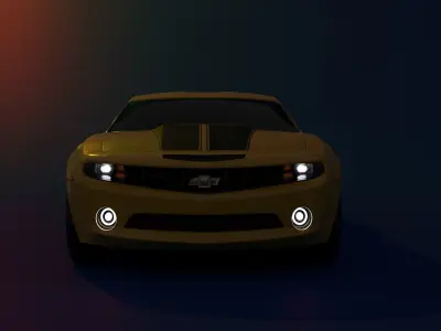 Car Chevrolet Low-poly 3D model