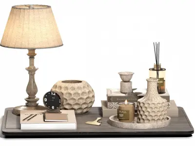 Decorative set 1 3D model buy