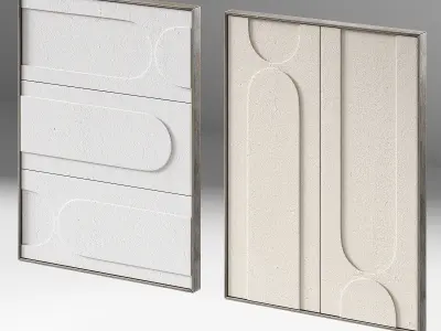 Wall art Arches Modern minimal artwork 3D model