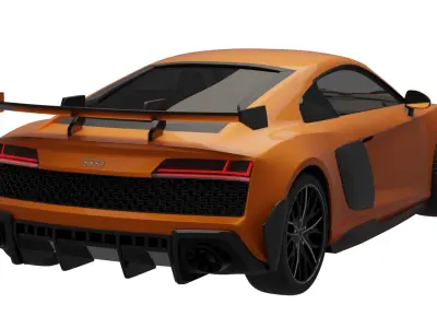 Audi R8 Coupe 2025 3D model