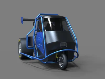 Ape car dragster 3D model