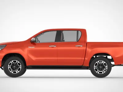 Toyota Hilux Double Cab 4WD 2020 3D model