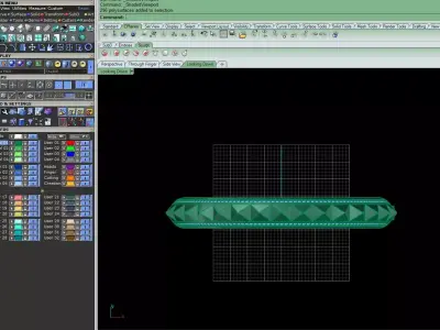 Pyramid bangle bracelet 3D print model