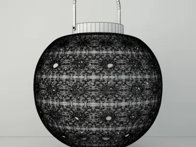 Filigree Lanterns 3D model
