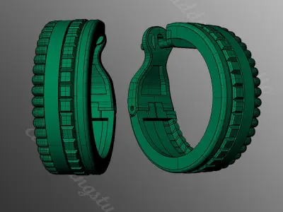 Earrings od79 3D print model