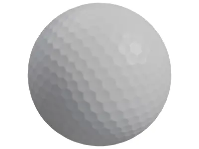 Golf Ball - 2 Different Textures 3D model