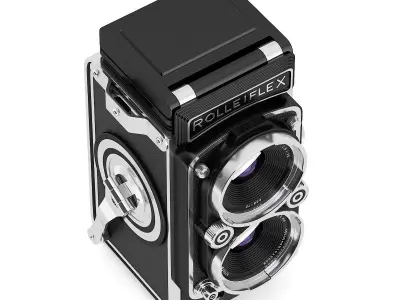 Antique Photo Camera 3D model