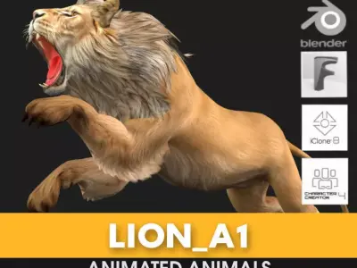 Lion-A1 3D model