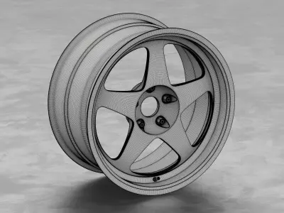 Desmond RegaMaster EVO Wheel 3D Model 3D model