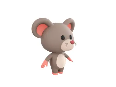 Character164 Rat 3D model