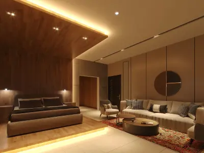 Master Bedroom Free 3D model