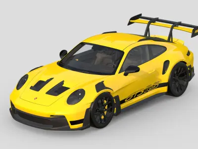 Porsche 911 GT3 RS 992 3D model