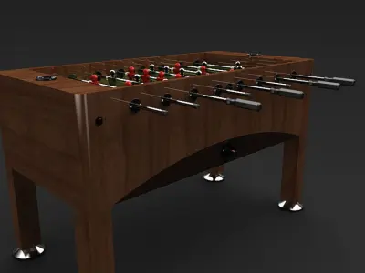 Football soccer table  Free 3D model