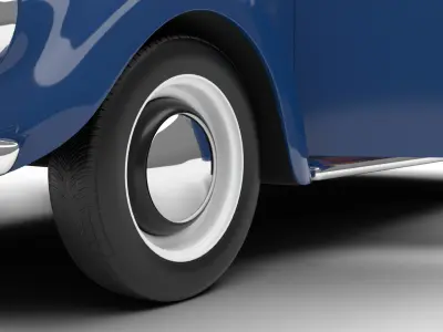 Volkswagen Beetle 1300 1963 HQ 3d model 3D model