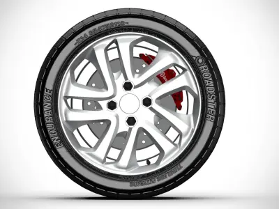 Wheel v13 3D model