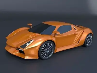 Nexeno coupe concept 3D model