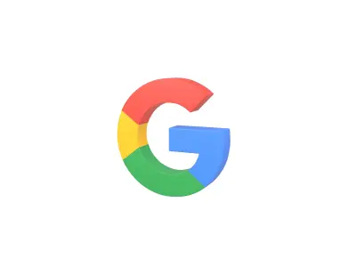 Google Logo v1 001 Free low-poly 3D model