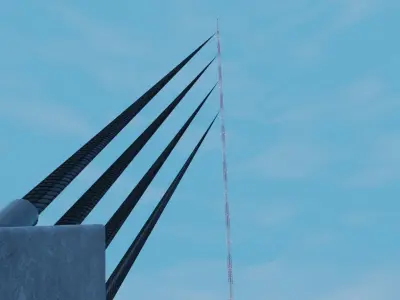 Television Tower 3D model