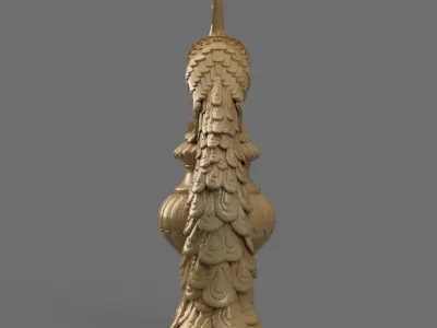 Peacock stl  3D Model for CNC and 3d printer 3D print model