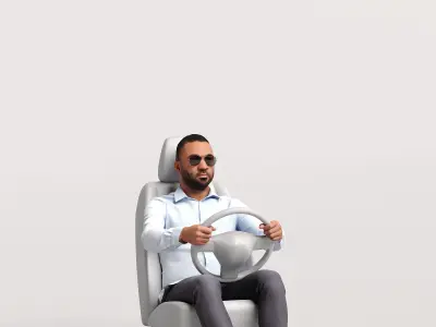 Humano Driving Man 2011-3 3D model