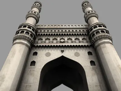 hyderabad charminar 3d model 3D model