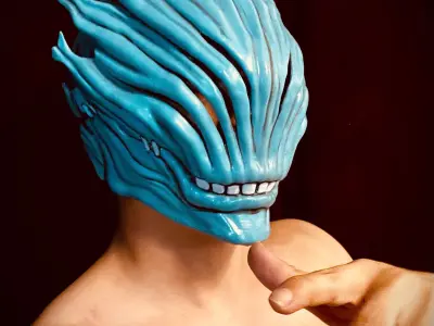 Mahito Final Form Mask High Quality  - Jujutsu Kaisen Cosplay 3D print model