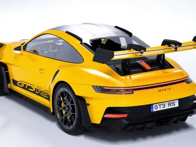 Porsche 992 GT3 RS 3D model