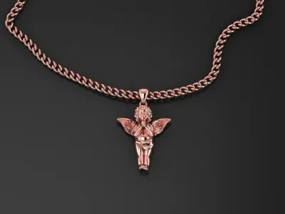 Little Angel pendant 3D model