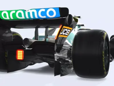 Aston Martin AMR22 3D model