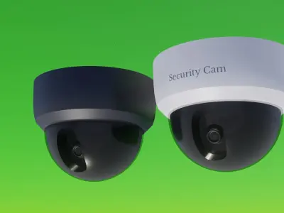 Security Camera 3D models Low-poly 3D model