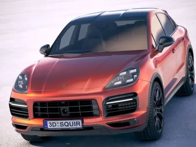 Porsche Cayenne Coupe 2020 3D model