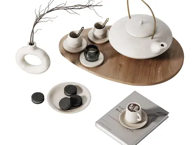 Decorative SET 03 3D model