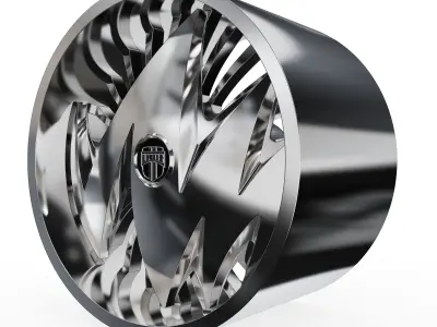 DUB RAGGED WHEEL 3D MODEL 3D print model