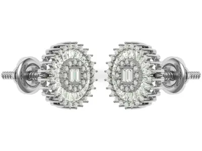 Earring 3D print model 22