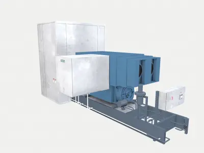 BOG Compressor Low-poly 3D model