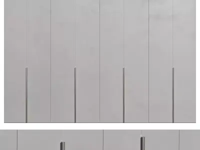 Saffiano Wardrobe 3D model