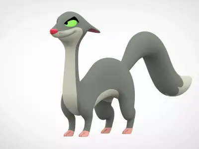 Scorch  Low-poly 3D model